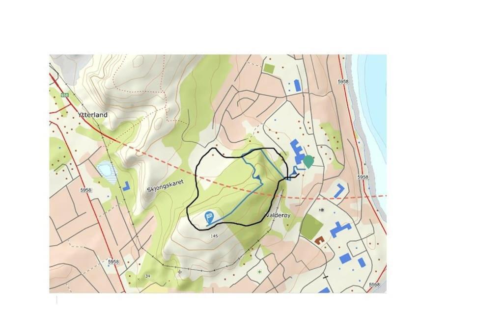 Leilighet I Enebolig Pa Valderoya Ved Alesund Ytterland Extérieur photo